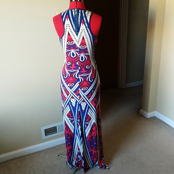 Tribal Print Maxi Dress - Picture 3 of 4